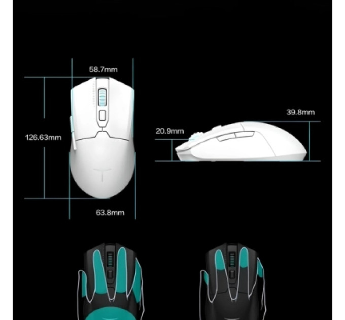 Thunderobot Мишка Thunderobot ML602 SE Dual Mode wireless (ML602SE)