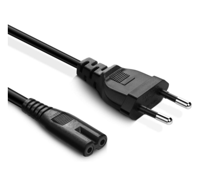 ColorWay Кабель живлення C7 2m black ColorWay (CW-CBP085-BK)
