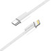 ColorWay Дата кабель USB-C to Lightning 2.0m PD 27W braided gray ColorWay (CW-CBPDCL068-GR)