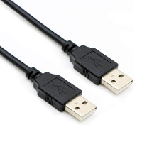 Дата кабель USB 2.0 AM/AM 1.0m black ColorWay (CW-CBUU071-BK)