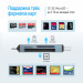 ColorWay Зчитувач флеш-карт ColorWay USB 2.0/USB-C to CF/SD/MicroSD (CW-CR-01)