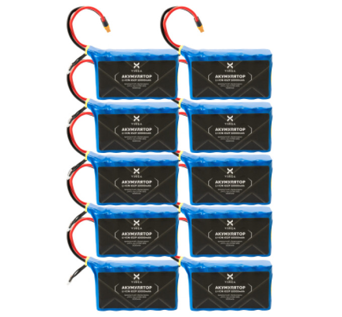 Vinga Акумулятор Vinga Li-Ion 6S2P 10000mAh коробка 10 шт (JHY Li-Ion 21700 5000mAh) (V6S2P-10PCS-10000MAH)