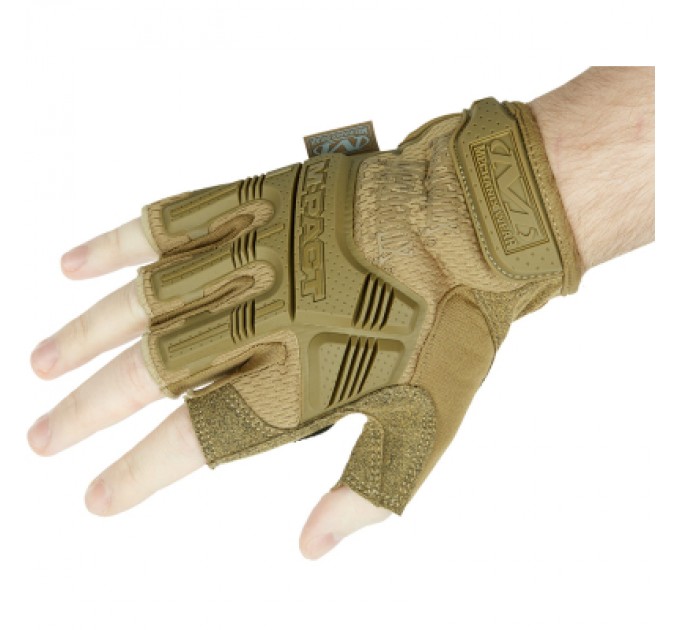 Тактичні рукавички Mechanix M-Pact Fingerless XL Coyote (MFL-72-011)
