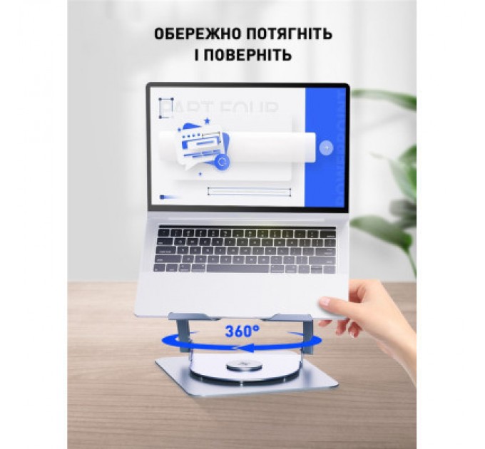 DYXON Підставка до ноутбука DYXON FIX COOLING 3 Silver (DXNLSFC3S)