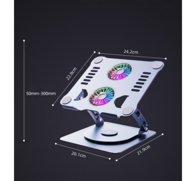 DYXON Підставка до ноутбука DYXON FIX COOLING 3 Silver (DXNLSFC3S)