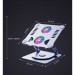 DYXON Підставка до ноутбука DYXON FIX COOLING 3 Silver (DXNLSFC3S)