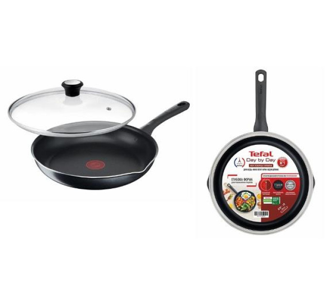 Tefal Сковорода з кришкою Tefal Day by Day 20 см (B5580223_SET)