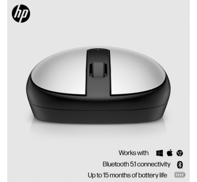 HP Мишка HP 240 Bluetooth Silver (43N04AA)