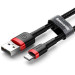 Baseus Дата кабель USB 2.0 AM to Lightning 2.0m 1.5A red-black Baseus (CALKLF-C19)
