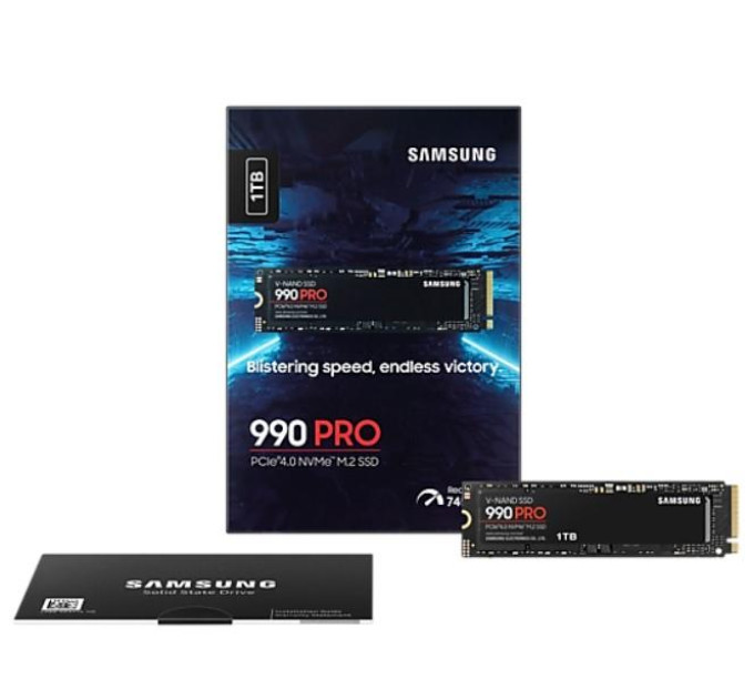 Samsung Накопичувач SSD M.2 2280 1TB 990 PRO Samsung (MZ-V9P1T0BW)