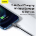 Baseus Дата кабель USB 2.0 AM to Lightning 1.0m 2.4A Superior Series Black Baseus (CALYS-A01)