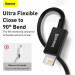 Baseus Дата кабель USB 2.0 AM to Lightning 1.0m 2.4A Superior Series Black Baseus (CALYS-A01)