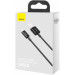 Baseus Дата кабель USB 2.0 AM to Lightning 1.0m 2.4A Superior Series Black Baseus (CALYS-A01)