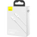 Baseus Дата кабель USB-C to Lightning 1.0m 20W Superior Series White Baseus (CATLYS-A02)