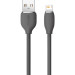 Baseus Дата кабель USB 2.0 AM to Lightning 2.0m 2.4A Jelly Liquid Silica Gel Black Baseus (CAGD000101)