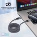 Дата кабель USB-C to USB-C springy.grey Promate (springy.grey)