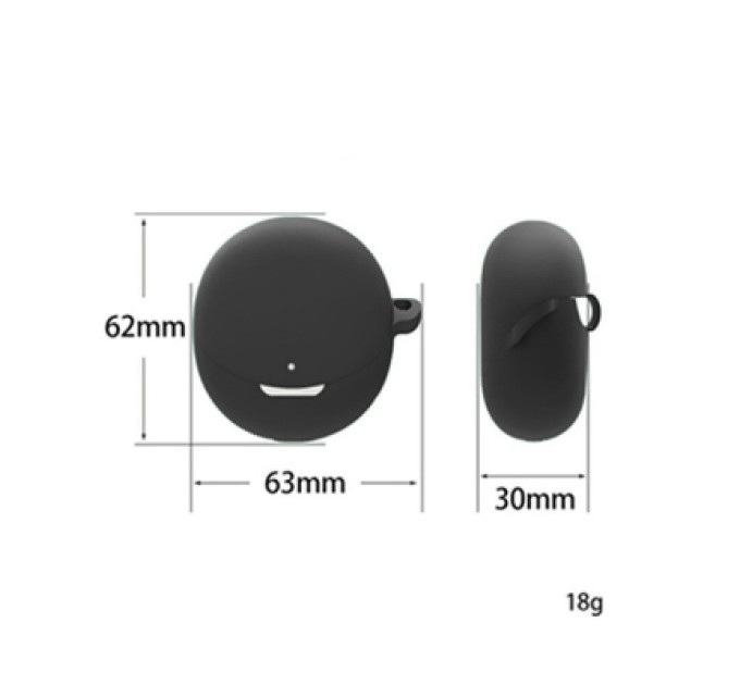 BeCover Чохол для навушників BeCover Silicon для OPPO Enco Air3 (ETE31) Black (709569)