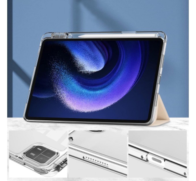 BeCover Чохол до планшета BeCover TPU Edge stylus mount Xiaomi Mi Pad 6 / 6 Pro 11" Rose Gold (709557)