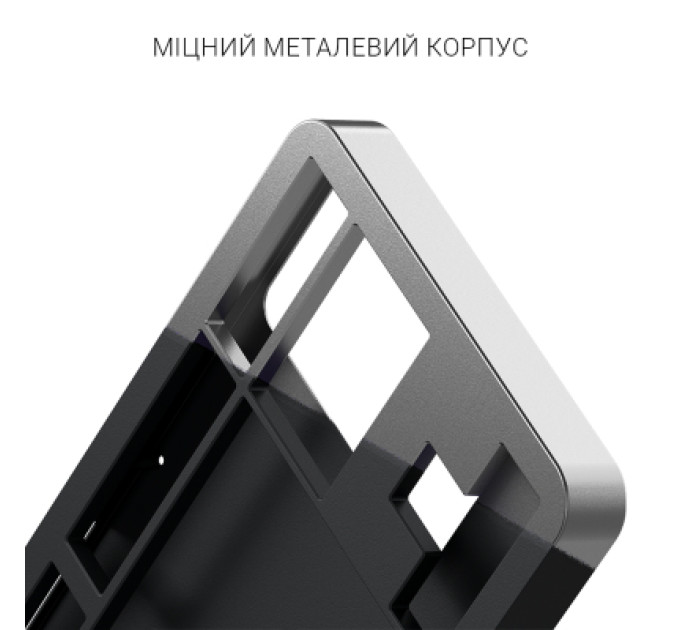 Dark Project Клавіатура Dark Project ALU87 Bushido ABS RGB Mech G3MS Moonstone Black/White (DPKB_BUSHIDO_87_ANSI_UA)