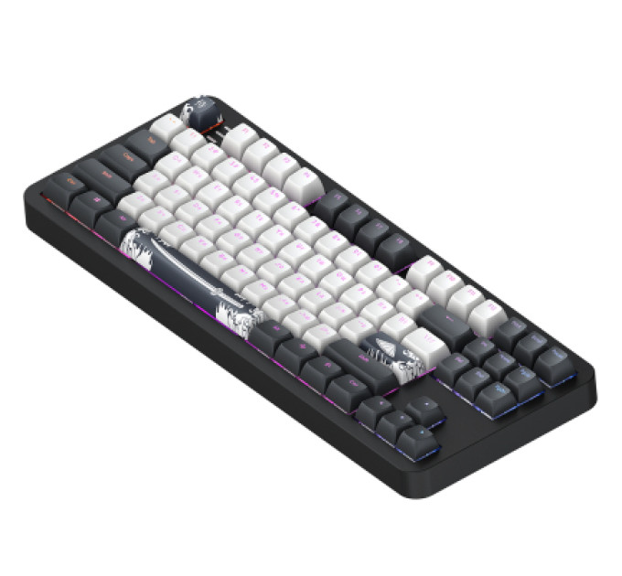 Dark Project Клавіатура Dark Project ALU87 Bushido ABS RGB Mech G3MS Moonstone Black/White (DPKB_BUSHIDO_87_ANSI_UA)
