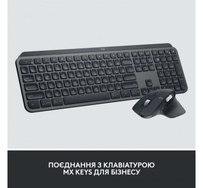 Logitech Мишка Logitech MX Master 3S for Business Performance Wireless/Bluetooth Graphite (910-006582)