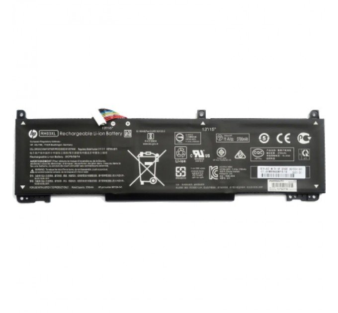HP Акумулятор до ноутбука HP ProBook 450 G8 RH03XL, 45Wh (3790mAh), 3cell, 11.4V, Li-ion, black (A47761)