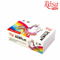 Rosa Акрилові фарби Rosa START Unicorn 6 x10 мл (4823098531029)