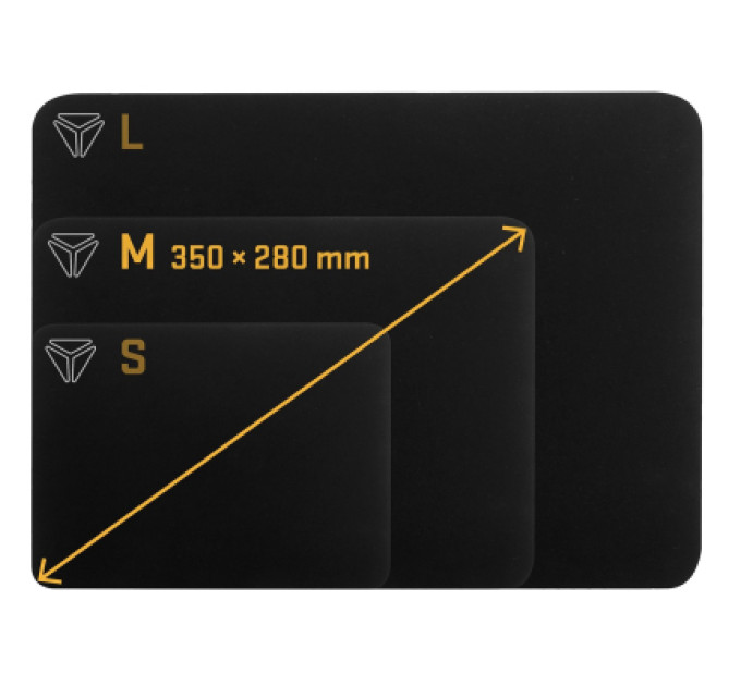 YENKEE Килимок для мишки YENKEE YPM 35 Speed Top M Black (45015887)
