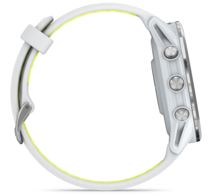 Garmin Смарт-годинник Garmin Forerunner 970, Whitestone/Amp Yellow, GPS (010-02969-11)