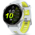 Garmin Смарт-годинник Garmin Forerunner 970, Whitestone/Amp Yellow, GPS (010-02969-11)