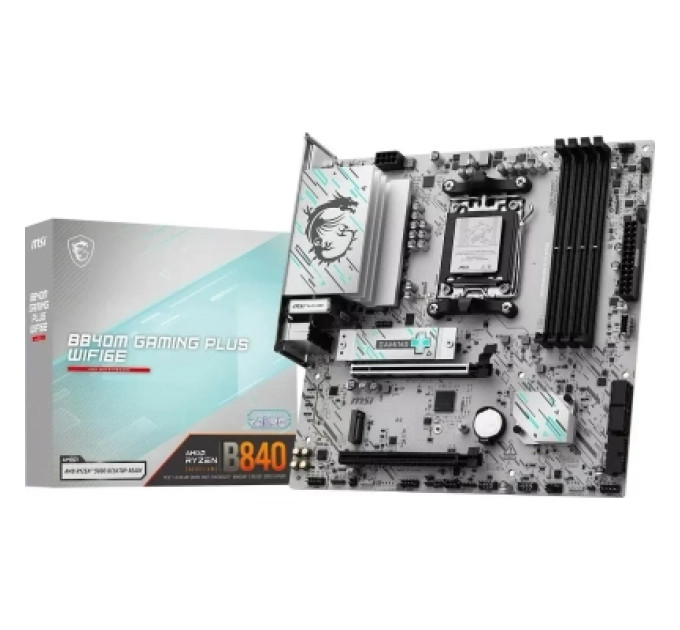 MSI Материнська плата MSI B840M GAMING PLUS WIFI6E