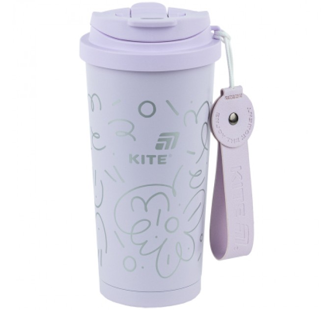 Термокружка Kite 550 мл, фіолетова (K25-1226-2)