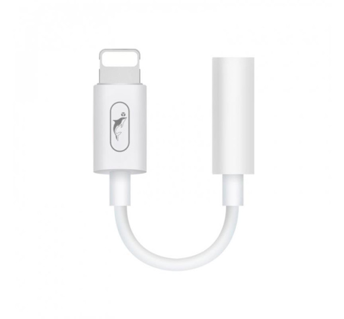 SkyDolphin Перехідник SkyDolphin AU02 Lightning - 3.5 мм (M/F) White (ADPT-00017)