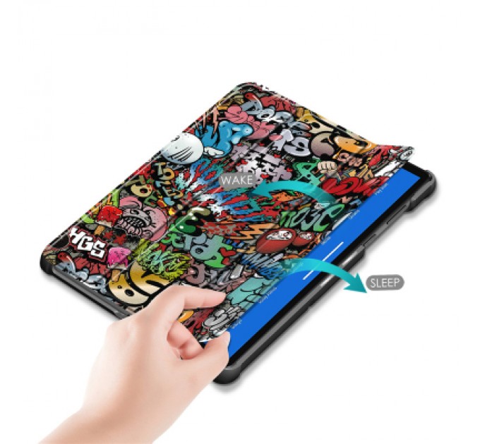 Чохол до планшета BeCover Smart Case Samsung Galaxy Tab A11 Plus SM-X236B 11.0" Graffiti (714005)