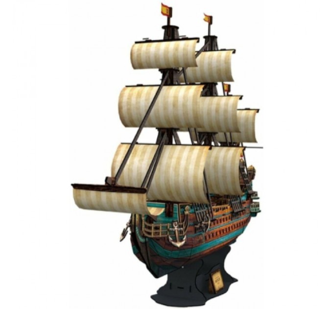 Пазл Cubic Fun Тривимірна головоломка-конструктор Іспанська Армада Сан Феліпе (T4017h)