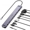 Choetech Концентратор Choetech USB-C 11-in-1 (HUB-M20-GY)