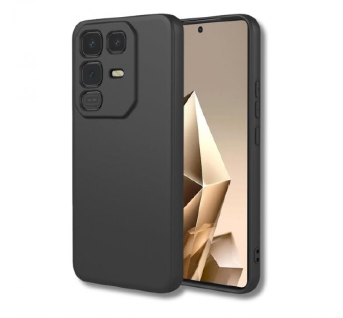 Чохол до мобільного телефона BeCover Silicone Infinix Note 50 Pro 4G (X6855) Black (714673)