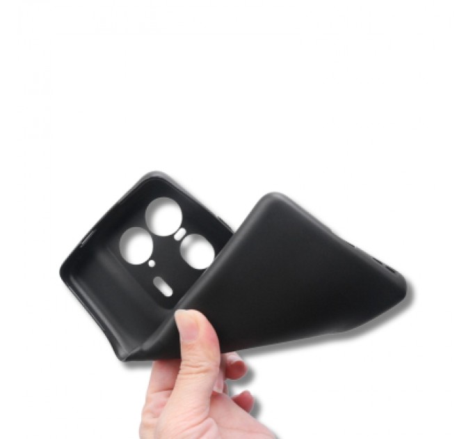 Чохол до мобільного телефона BeCover Silicone Motorola Edge 50 Ultra Black (714689)