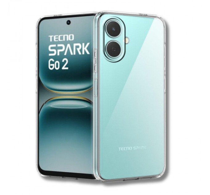 Чохол до мобільного телефона BeCover Silicone Tecno Spark Go 2 (KM4) Transparent (714682)