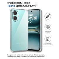 Чохол до мобільного телефона BeCover Silicone Tecno Spark Go 2 (KM4) Transparent (714682)