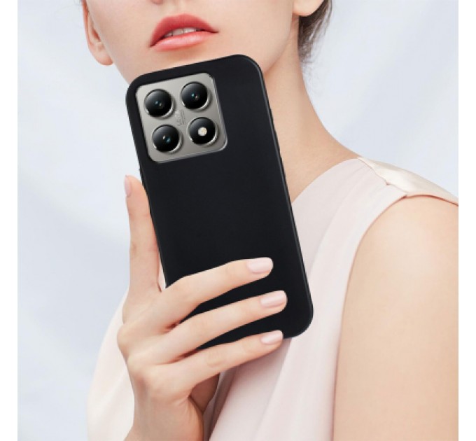 Чохол до мобільного телефона BeCover Silicone Xiaomi 15T Black (714687)