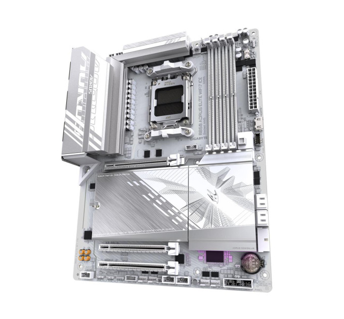 GIGABYTE Материнська плата Gigabyte B850 Aorus Elite WiFi7 Ice Socket AM5