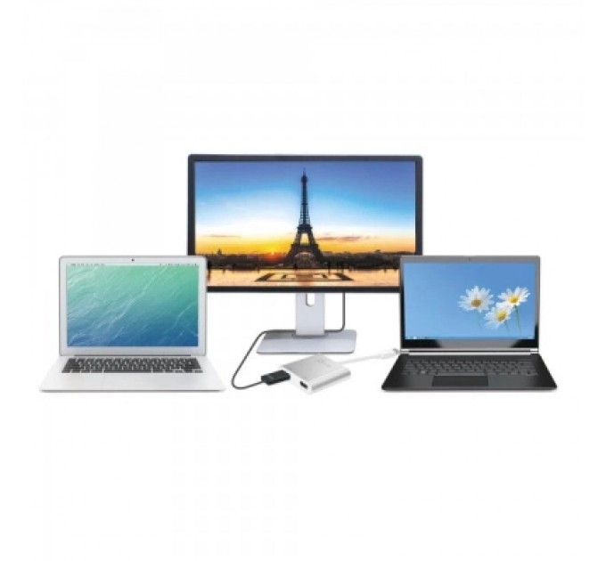 Адаптер USB-A to 2xHDMI F dual display J5create (JUA365-N)