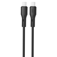 Дата кабель USB-C to USB-C 1.0m 60W black XO (NBQ231B_Black)
