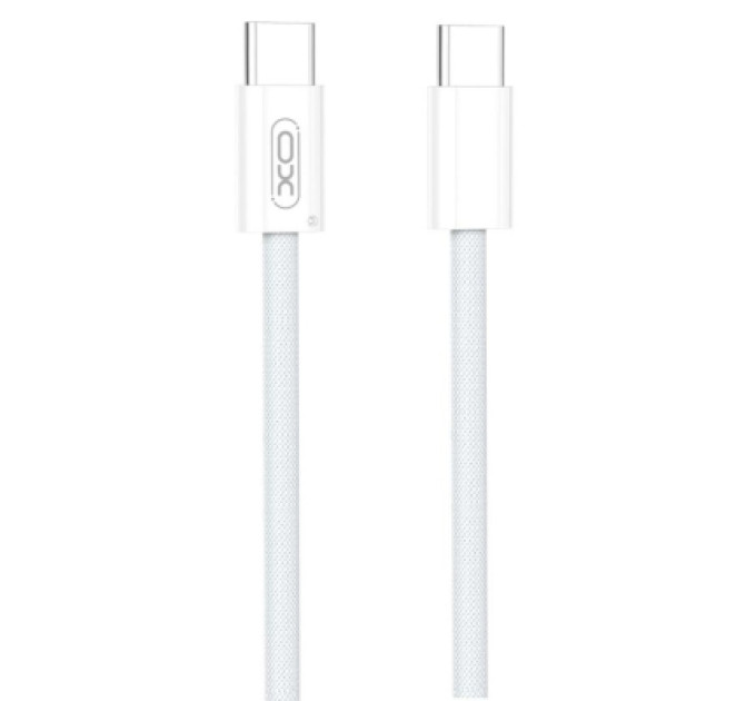 XO Дата кабель USB-C to USB-C 1.0m 60W white XO (NBQ260A_С_White)