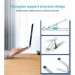 Choetech Підставка до ноутбука Choetech до 15", алюміній, компактна конструкція (H045-SL)
