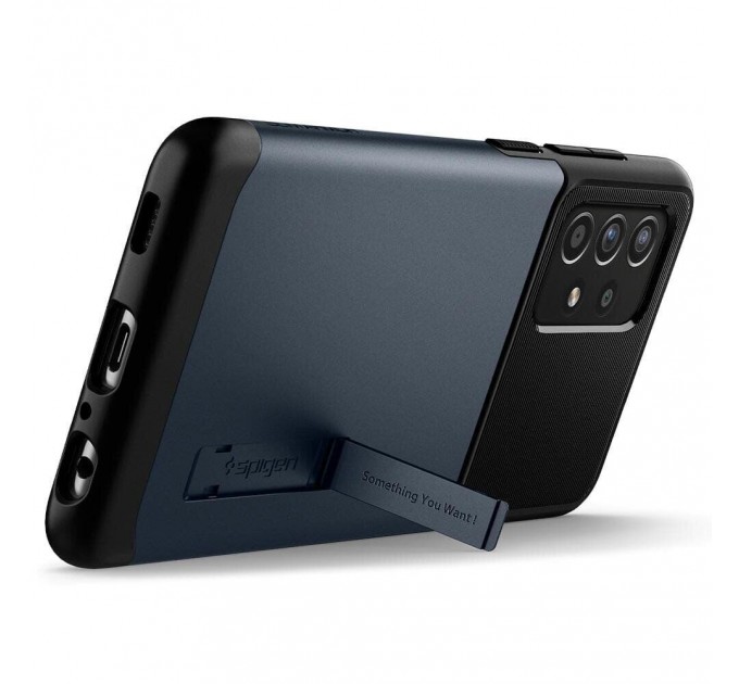 Чохол-накладка Spigen Slim Armor для Samsung Galaxy A52 SM-A525 / SM-A526 Metal Slate (ACS02322)