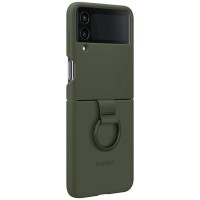 Чохол-накладка Samsung Silicone Cover with Ring для Samsung Galaxy Flip 4 SM-F721 Khaki (EF-PF721TGEGUA)