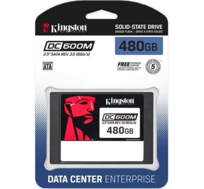 Kingston Накопичувач SSD 2.5" 480GB Kingston (SEDC600M/480G)