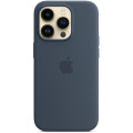 Apple Чохол-накладка Apple Silicone Case with MagSafe для Apple iPhone 14 Pro Storm Blue (MPTF3)
